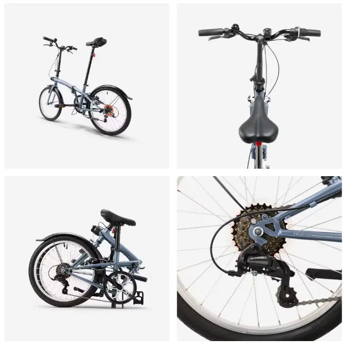 Folding bike for rent in Romania — fits in any car boot